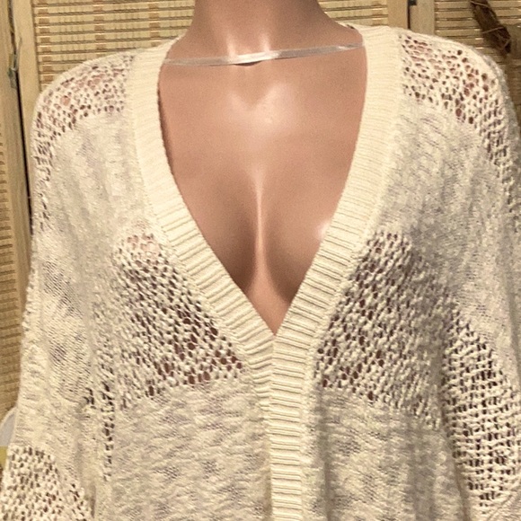 TORRID OPEN STITCH CARDIGAN OPEN FRONT SWEATER. PRISTINE, 5X. NWT - Picture 3 of 14